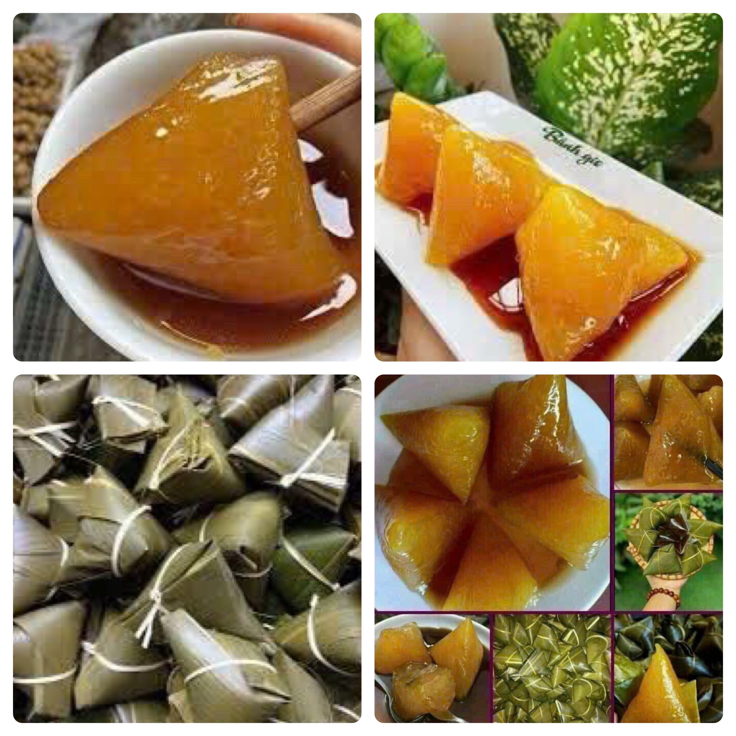 Bánh GIO Mật Mía-Đặc sản Bắc Kan (kèm mật mía mát lạnh, ko có nhân) - Bánh  Sống