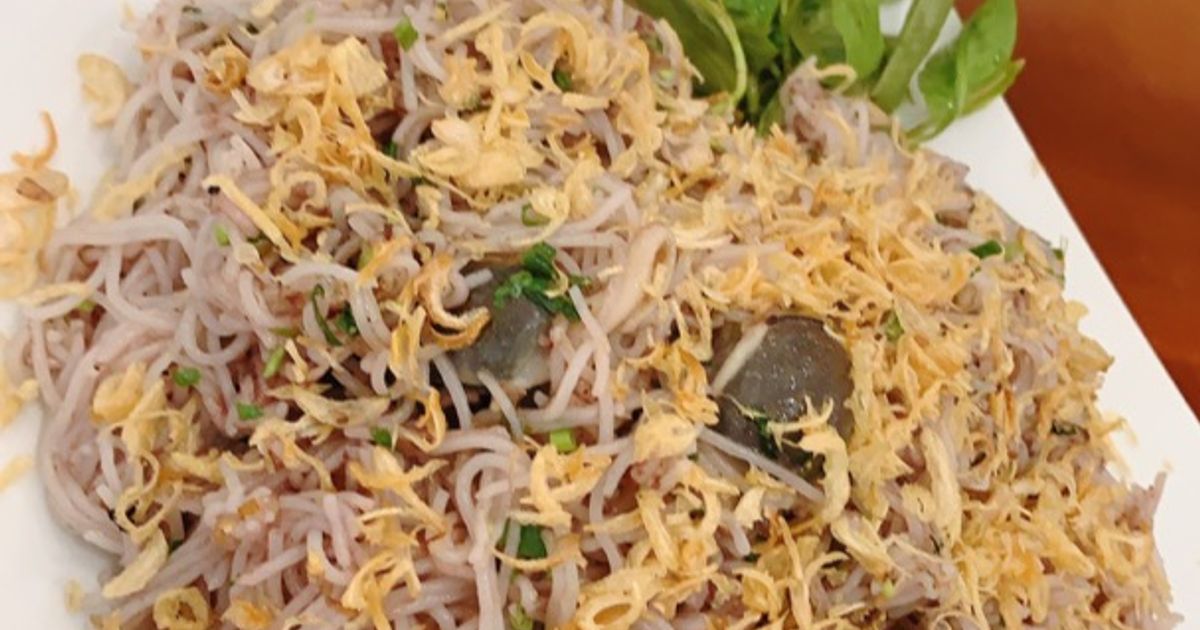 Bún Xào Ngán - Đặc sản Quảng Yên, Quảng Ninh