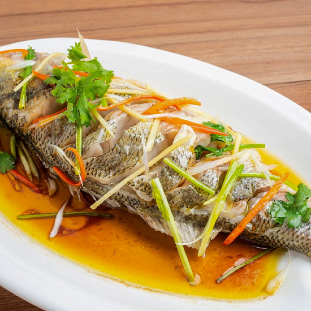 Cá sòng hấp gừng