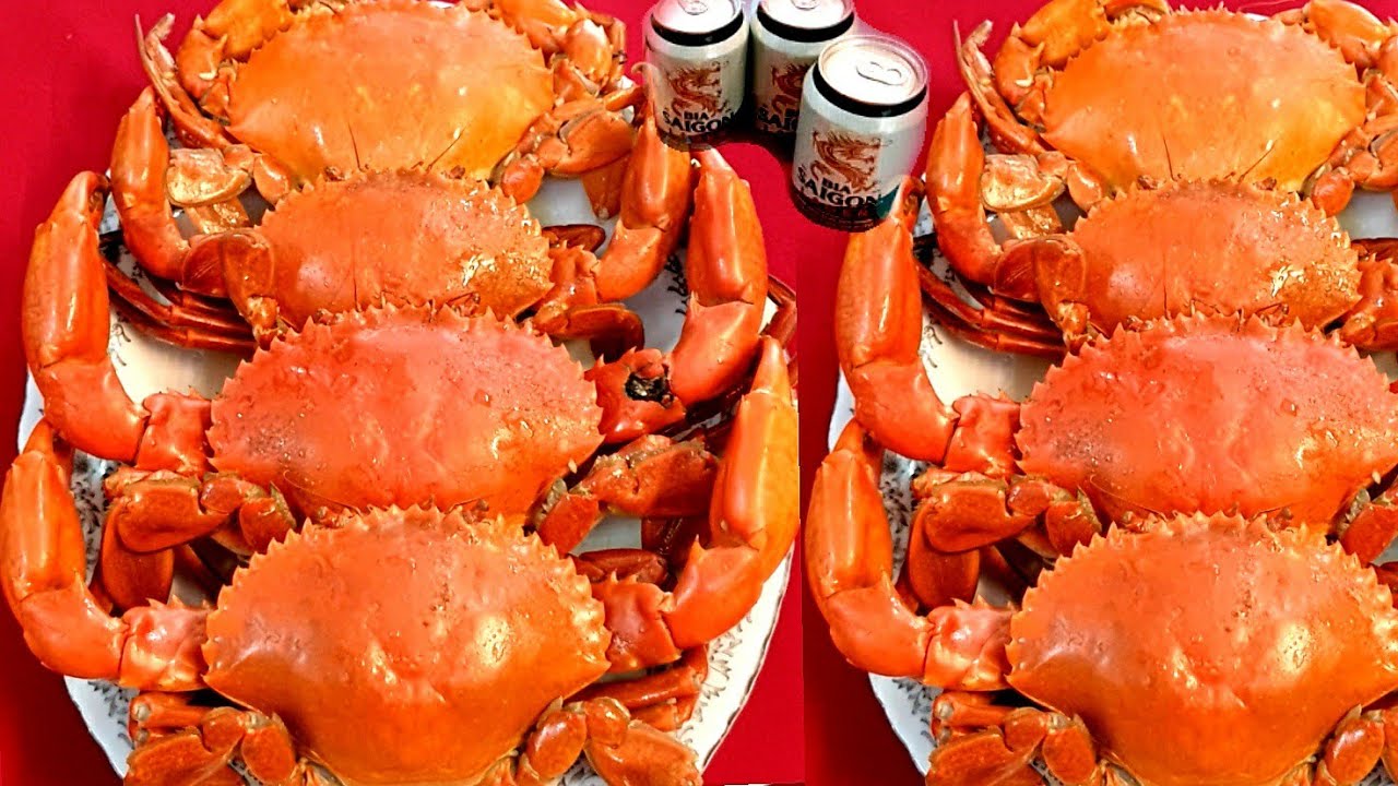 cách làm CUA BIỂN LUỘC BIA đậm đà thơm ngon món ăn ngon tuyệt đỉnh - món  ngon dễ làm