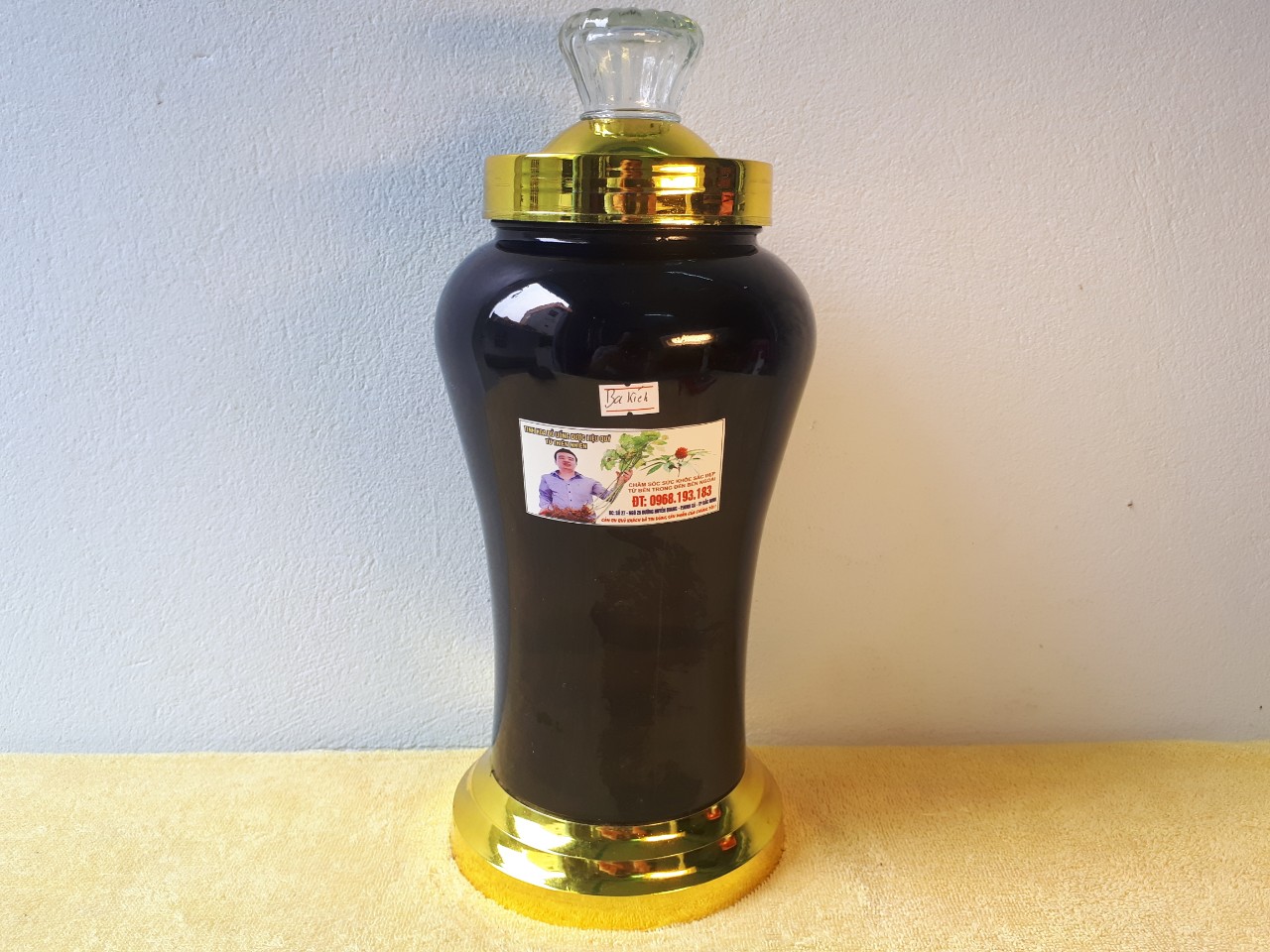 Rượu ba kích tím rừng bình 3 lít - Sản phẩm Việt - Trường Giang