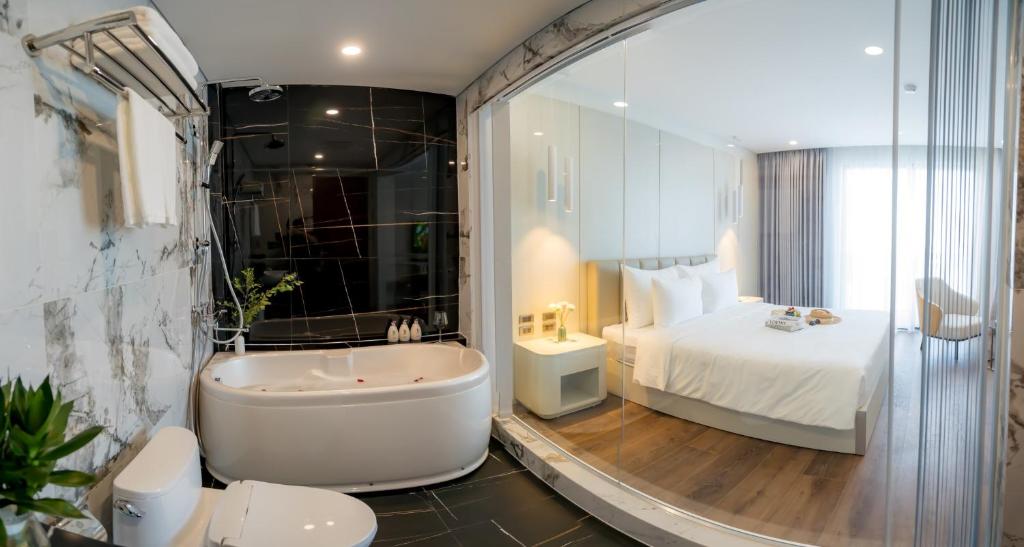 Phòng tắm tại Danitel Halong