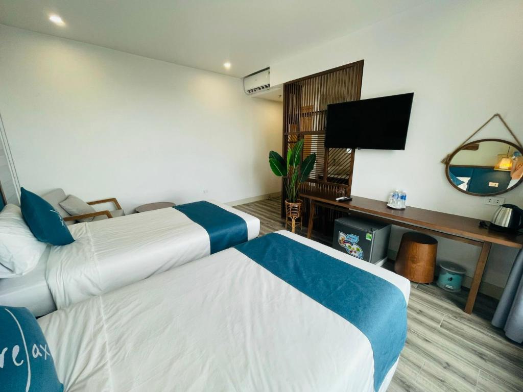 TV/trung tâm giải trí tại The Light Hotel