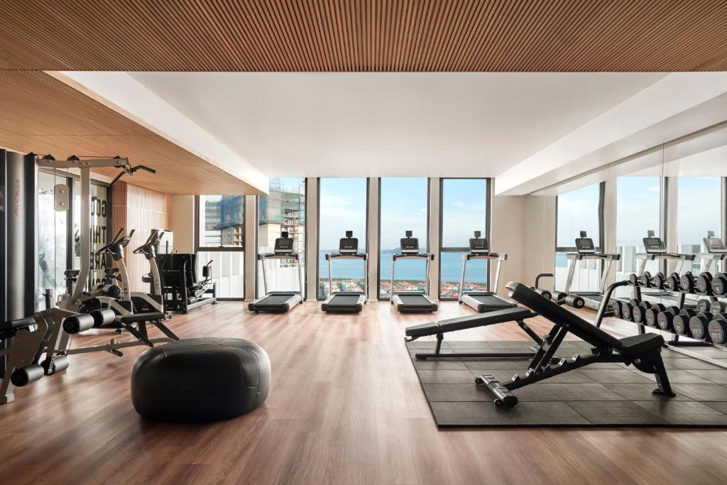 Phòng/tiện nghi tập thể dục tại The Yacht Hotel by DC
